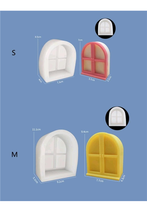 Window Design Candle Mould