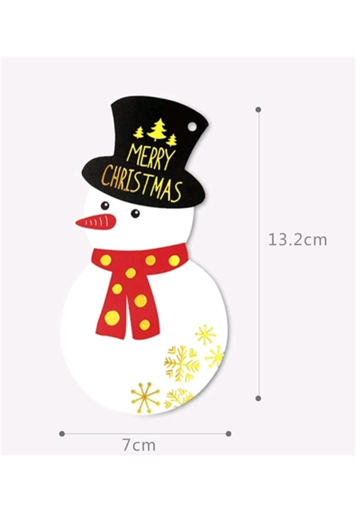 Christmas Snowman Tag