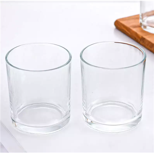 320ml Cylinder Shape Glass Candle Vessel