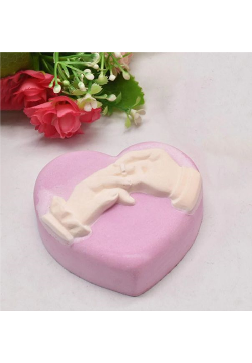 Heart Shape Engaged Couple Soap Mould