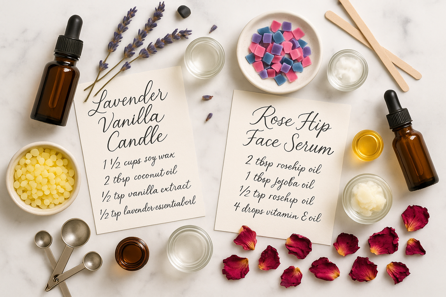 cosmetic and candle recipes