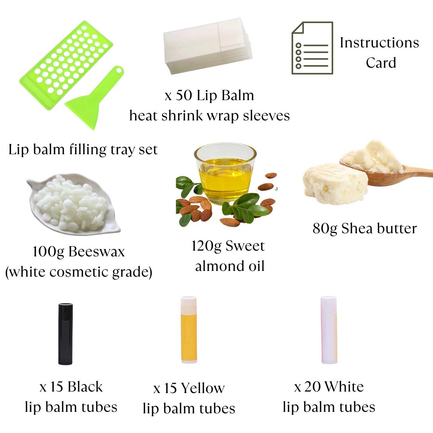 Beginner Lip Balm Kit No.1 – Custom Blend Starter Set