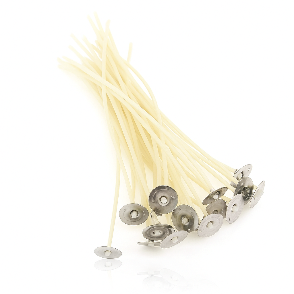 Pre-Cut Waxed Zinc Core Candle Wicks (Gel Wax, Paraffin Wax)