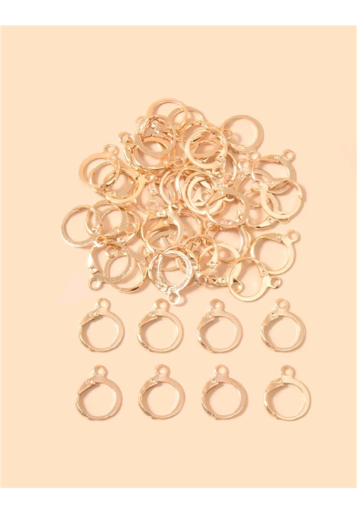 50pcs Gold DIY Earring Accessory Set