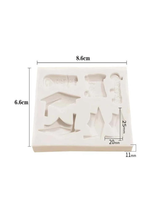 2pcs Graduation Theme Mould
