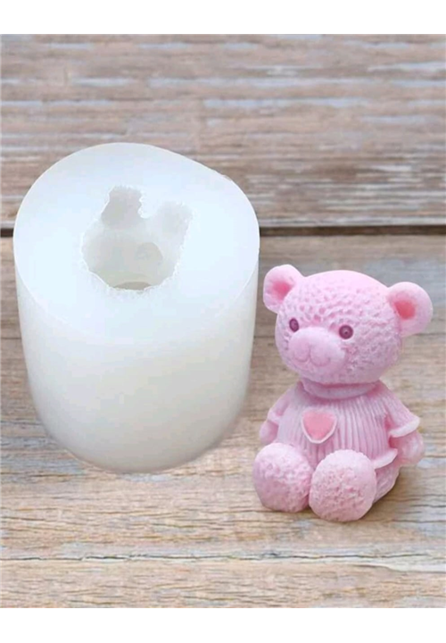 Cute Bear Candle Mould