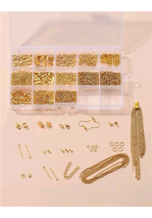 Gold DIY Jewellery Accessory Set