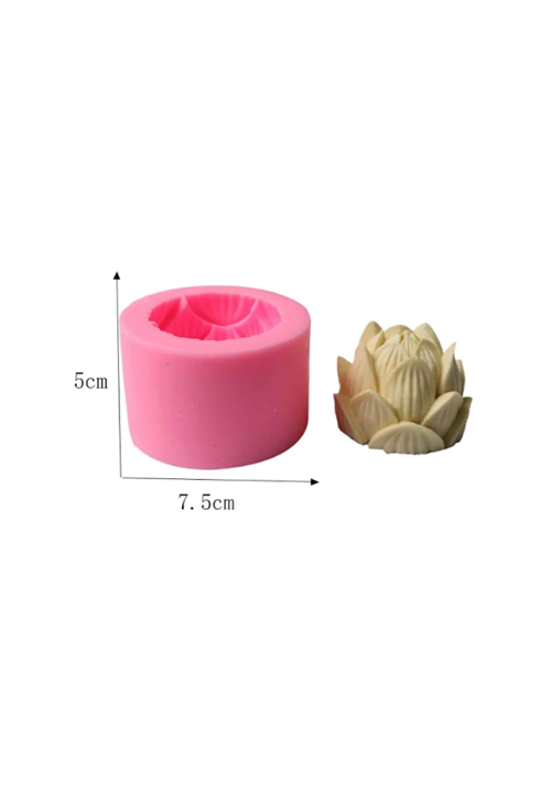 3D Lotus Candle Mould