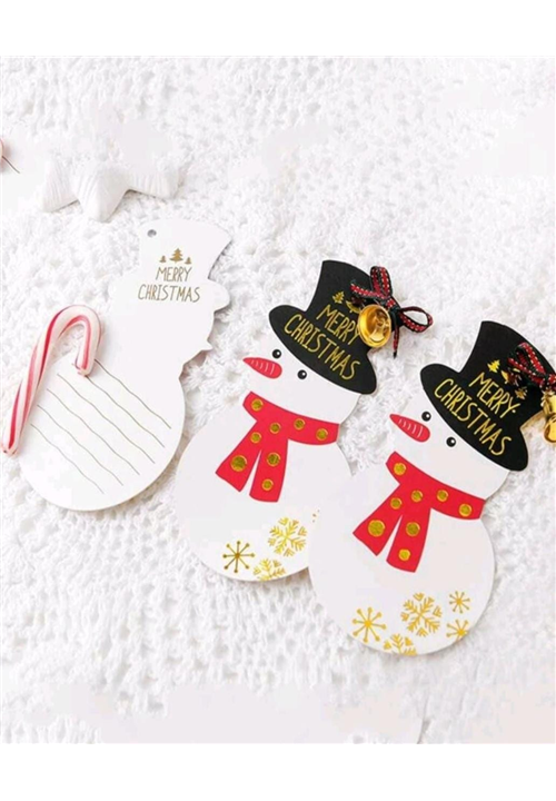 Christmas Snowman Tag
