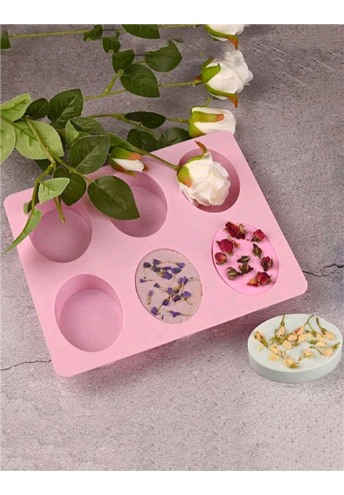 6 Cavity Oval Soap Mould