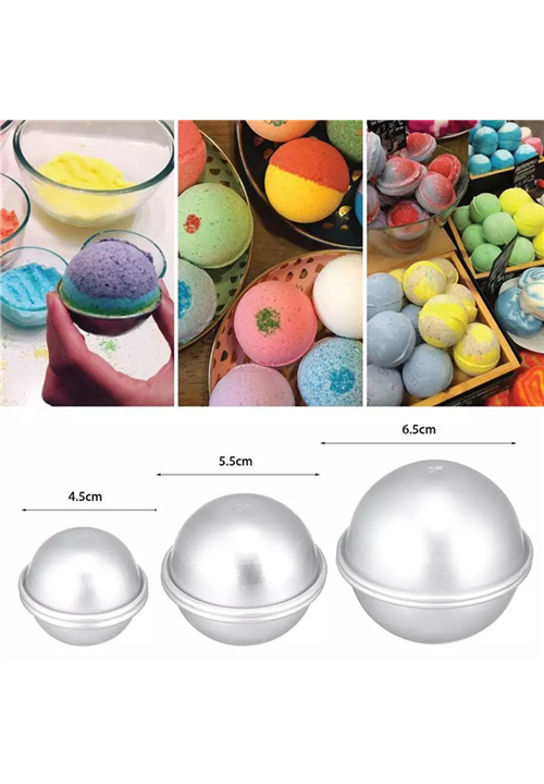 Aluminium Bath Bomb Moulds