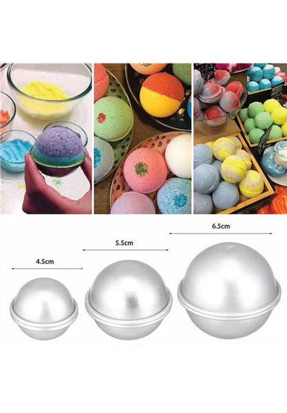 Aluminium Bath Bomb Moulds