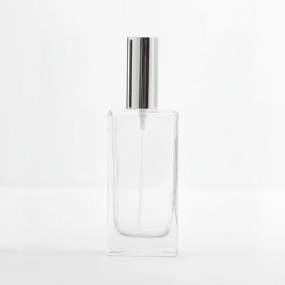 50ml Clear Rectangular Glass Perfume Bottle