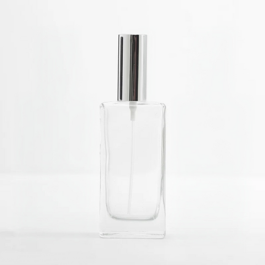 50ml Clear Rectangular Glass Perfume Bottle