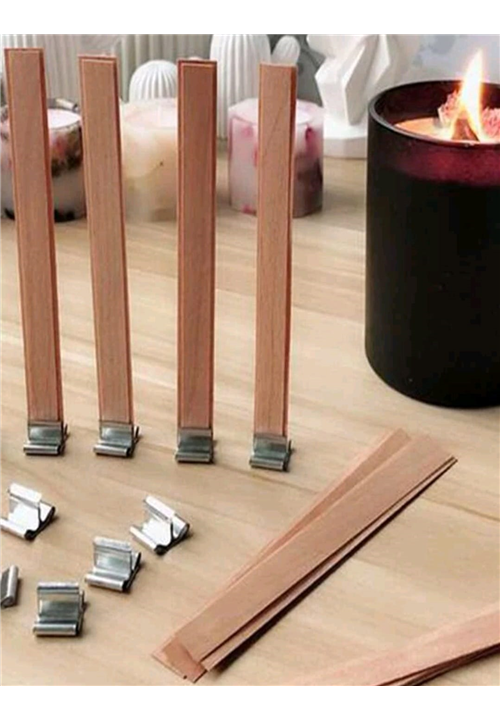 20pcs Wood Chip & Clip Wick Set