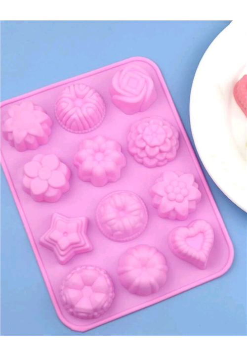 12 Cavity Flower Design Mould