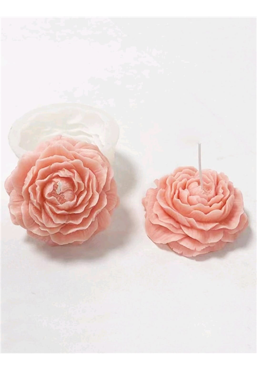 Rose Peony Candle Mould