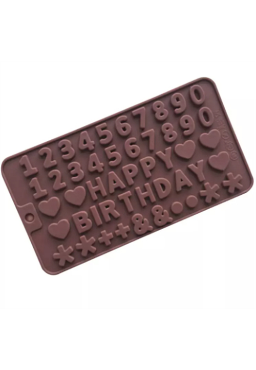 Numbers & Birthday Letters Mould
