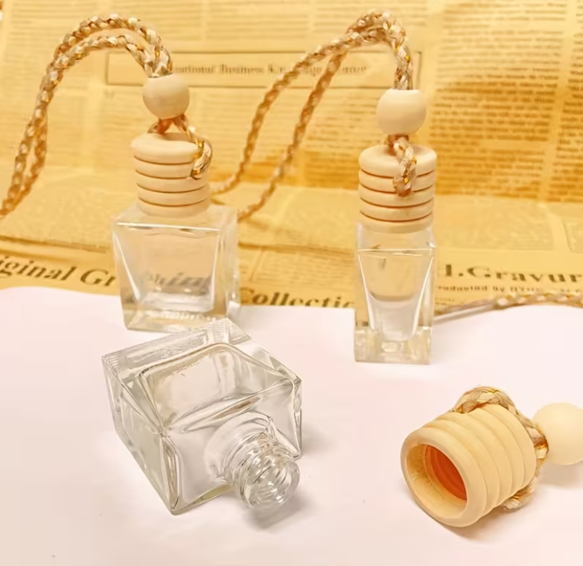 8ml Square Car Diffuser Bottle with Stopper