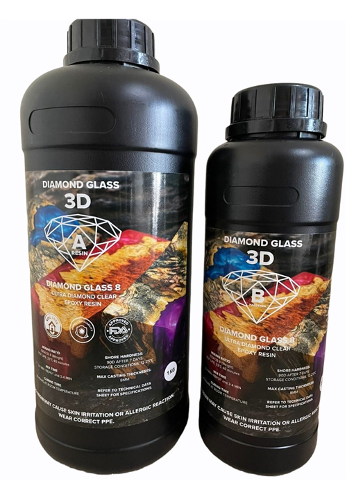 Diamond Glass 8 Epoxy Resin 1.33kg