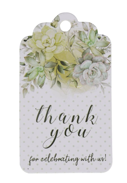 Leaf Design Celebration Tags + Twine