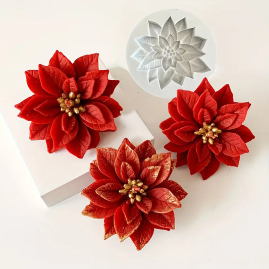 Poinsettia (Christmas) Flower Mould