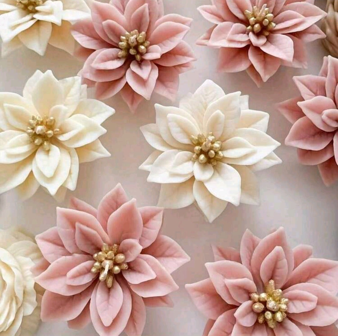 Poinsettia (Christmas) Flower Mould