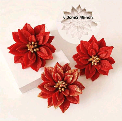 Poinsettia (Christmas) Flower Mould