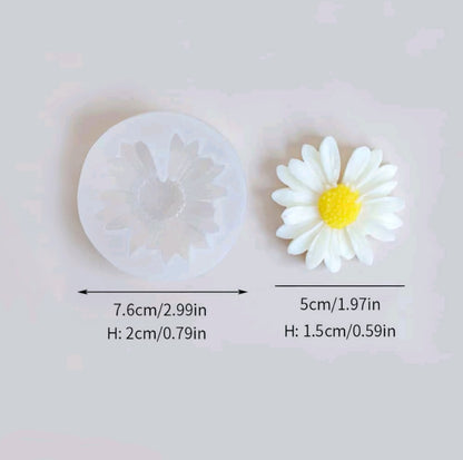 Daisy Flower Wax Melt Mould