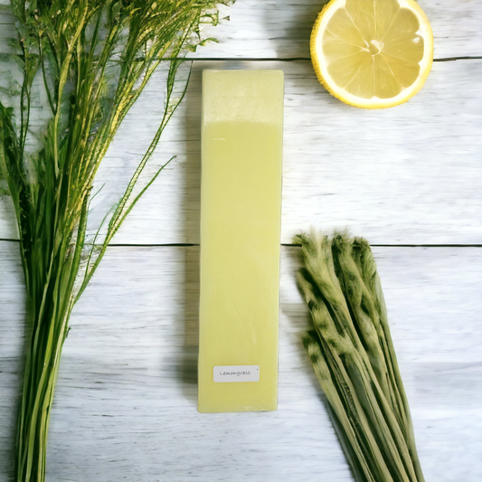 Opaque Lemongrass Glycerine Melt and Pour Soap Base 1kg