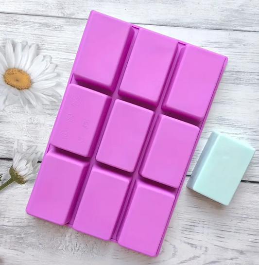 9 Cavity Rectangle Soap Mould 2