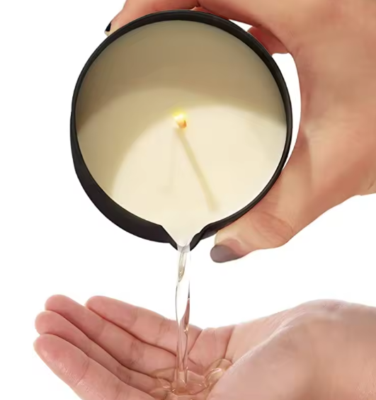 Black Massage Candle Tin (6oz / 177ml)