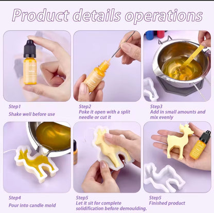 Candle and Soap Liquid Dye 10ml