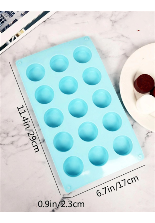 15 Cavity Round Mini Soap Mould