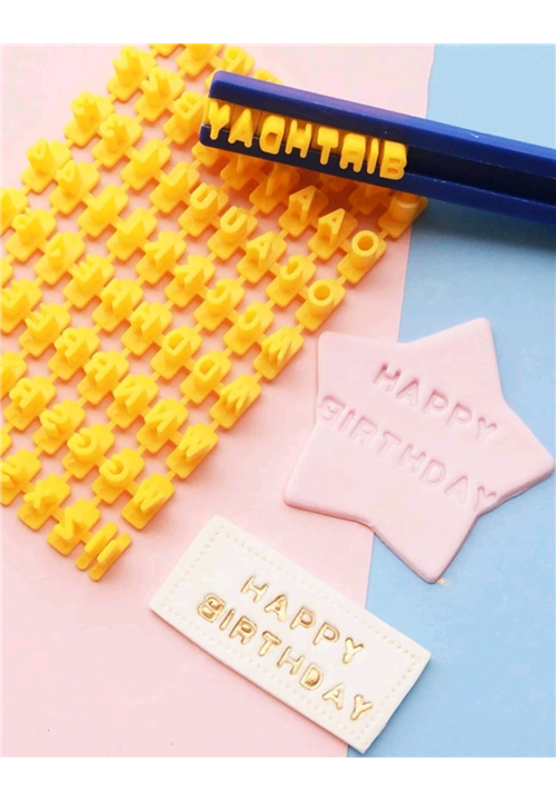Alphabet & Number Cookie Stamp Set