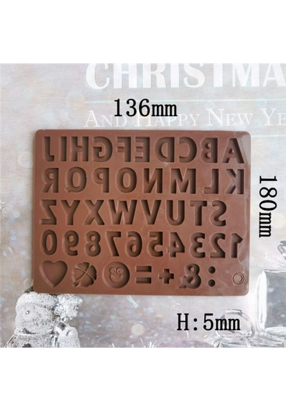 Alphabet & Number Mould