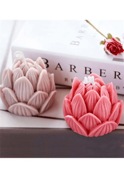 3D Lotus Candle Mould