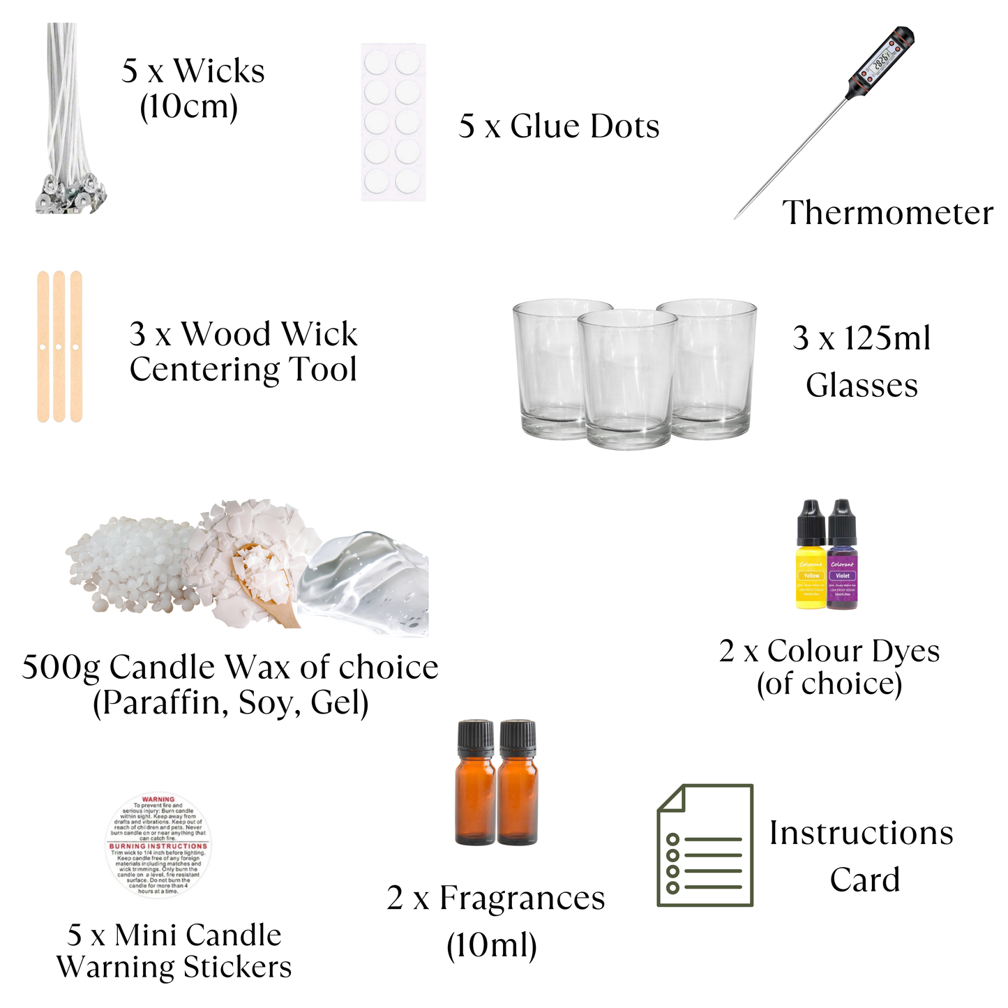 Beginner Candle Kit No.1 – Classic Starter Set