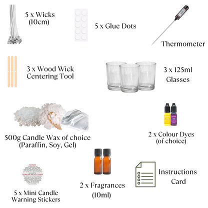 Beginner Candle Kit No.1 – Classic Starter Set