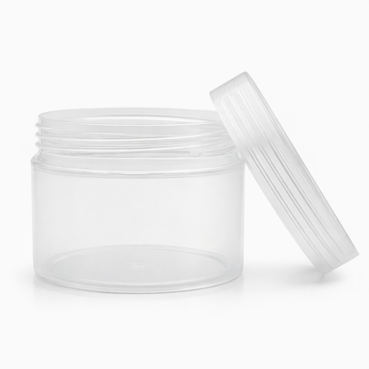 Cosmetic Jar with Lid (Clear)