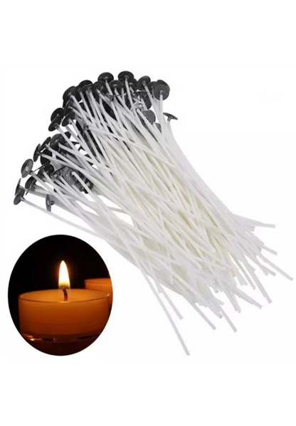 Pre-Cut Waxed Candle Wicks 10cm
