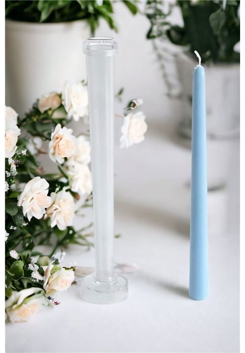 Acrylic Tapered Pillar Candle Mould 25cm
