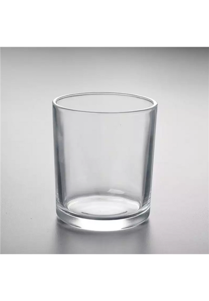 320ml Cylinder Shape Glass Candle Vessel
