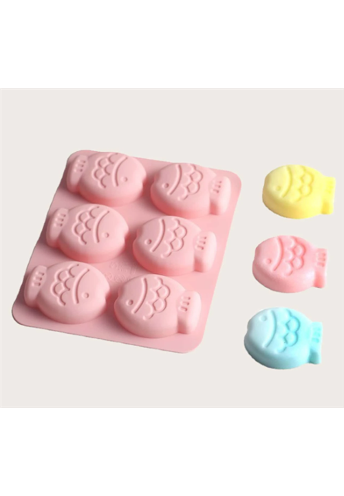 6 Cavity Fish Mould