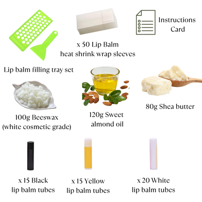 Beginner Lip Balm Kit No.1 – Custom Blend Starter Set
