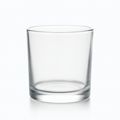 320ml Cylinder Shape Glass Candle Vessel