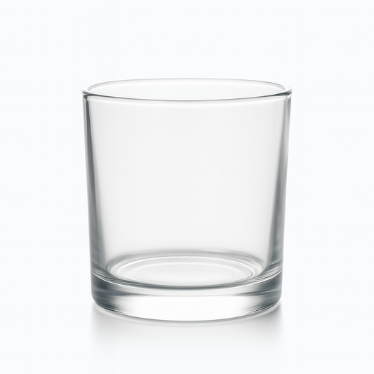 320ml Cylinder Shape Glass Candle Vessel