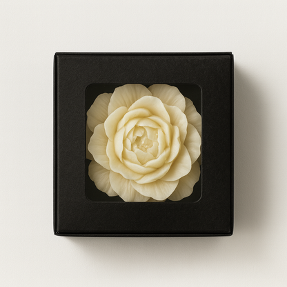 Flat Top Window Display Box – Black (9 × 9 × 4 cm)